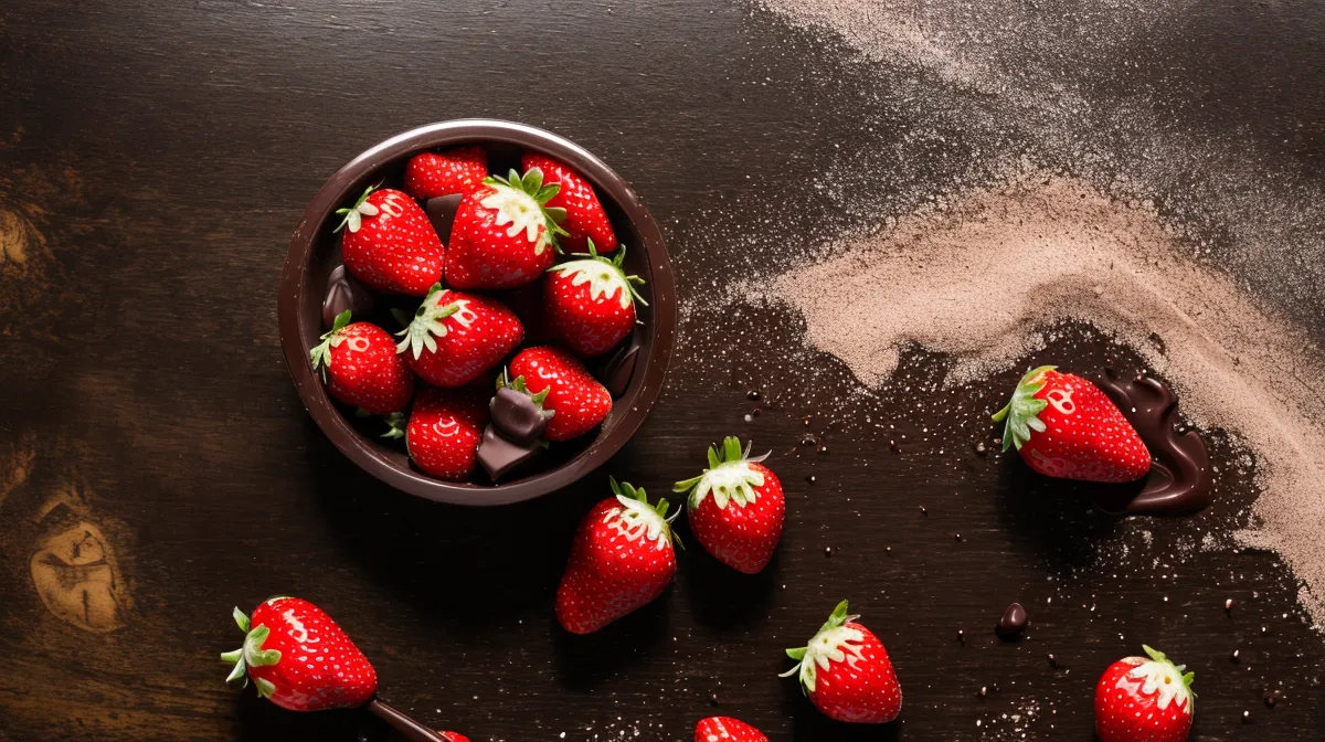 Trucos para evitar que las fresas con chocolate suden en verano